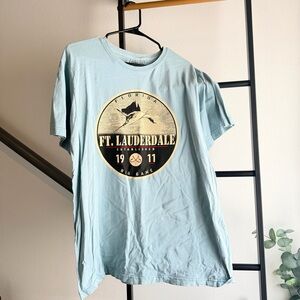 Ft. Lauderdale Graphic Tee - Light Blue